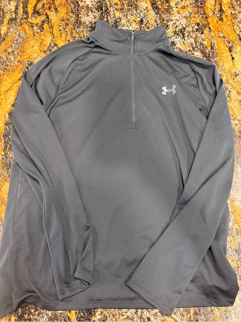 Under Armour Black 1/4 Zip Performance Jacket